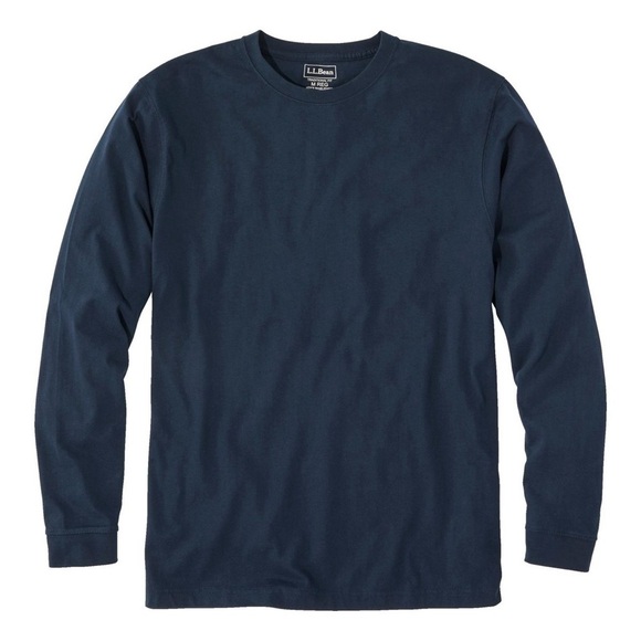 L.L. Bean Other - D18.09 L.L. Bean Men's Carefree Unshrinkable Tee, Traditional Fit, Long-Sleeve